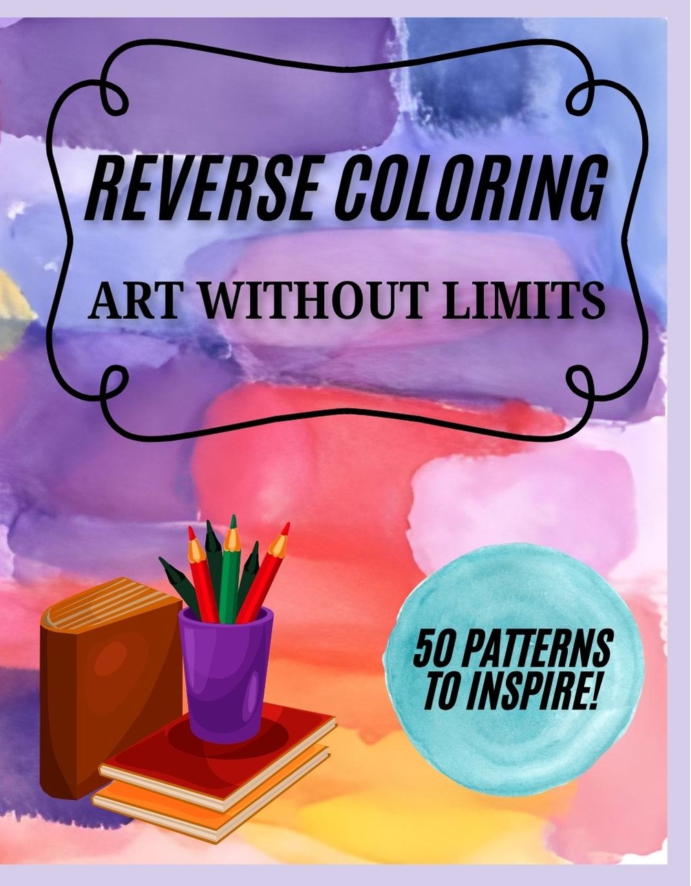 pastel colors in random shapes