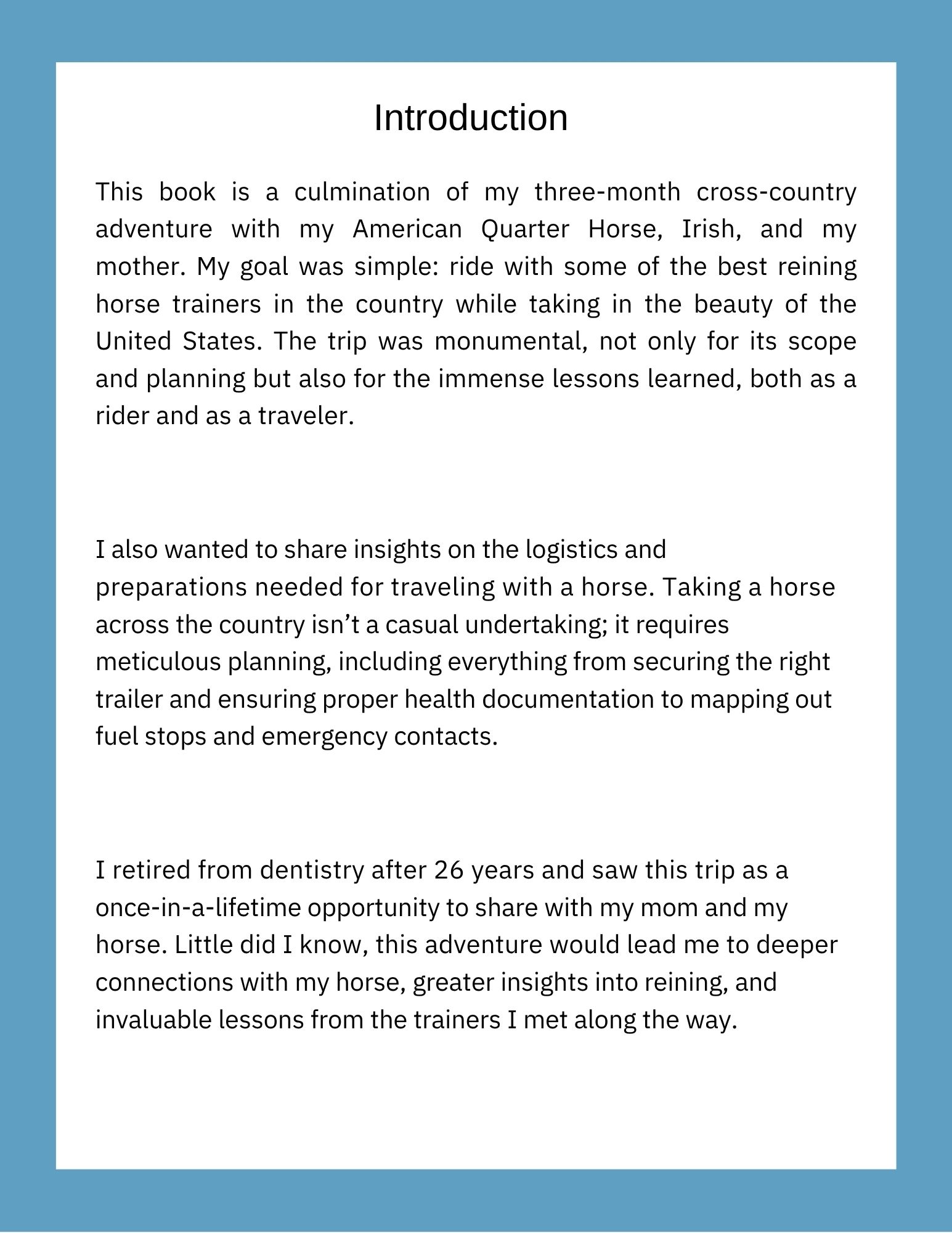 A Roadmap To Reining