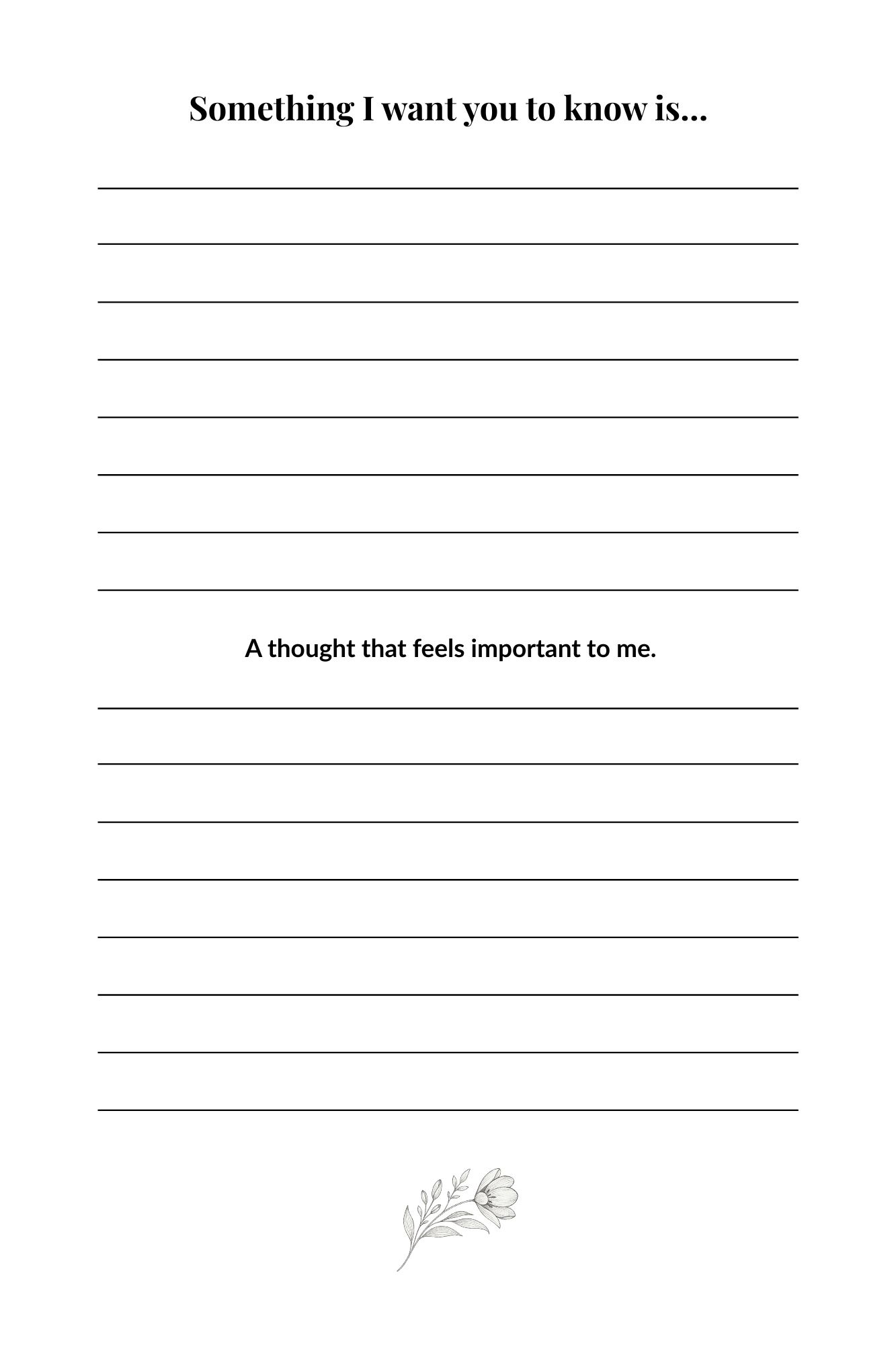 Mother Daughter Keepsake Journal