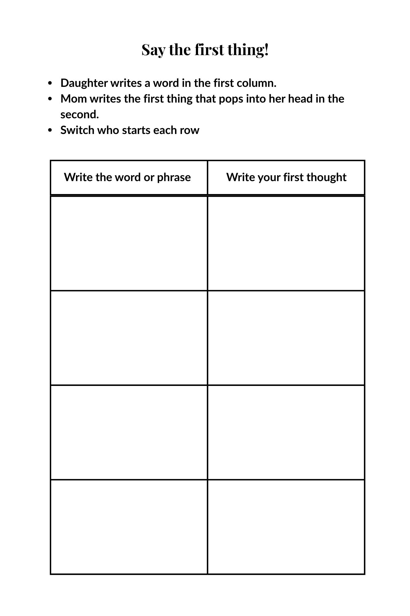 Mother Daughter Keepsake Journal