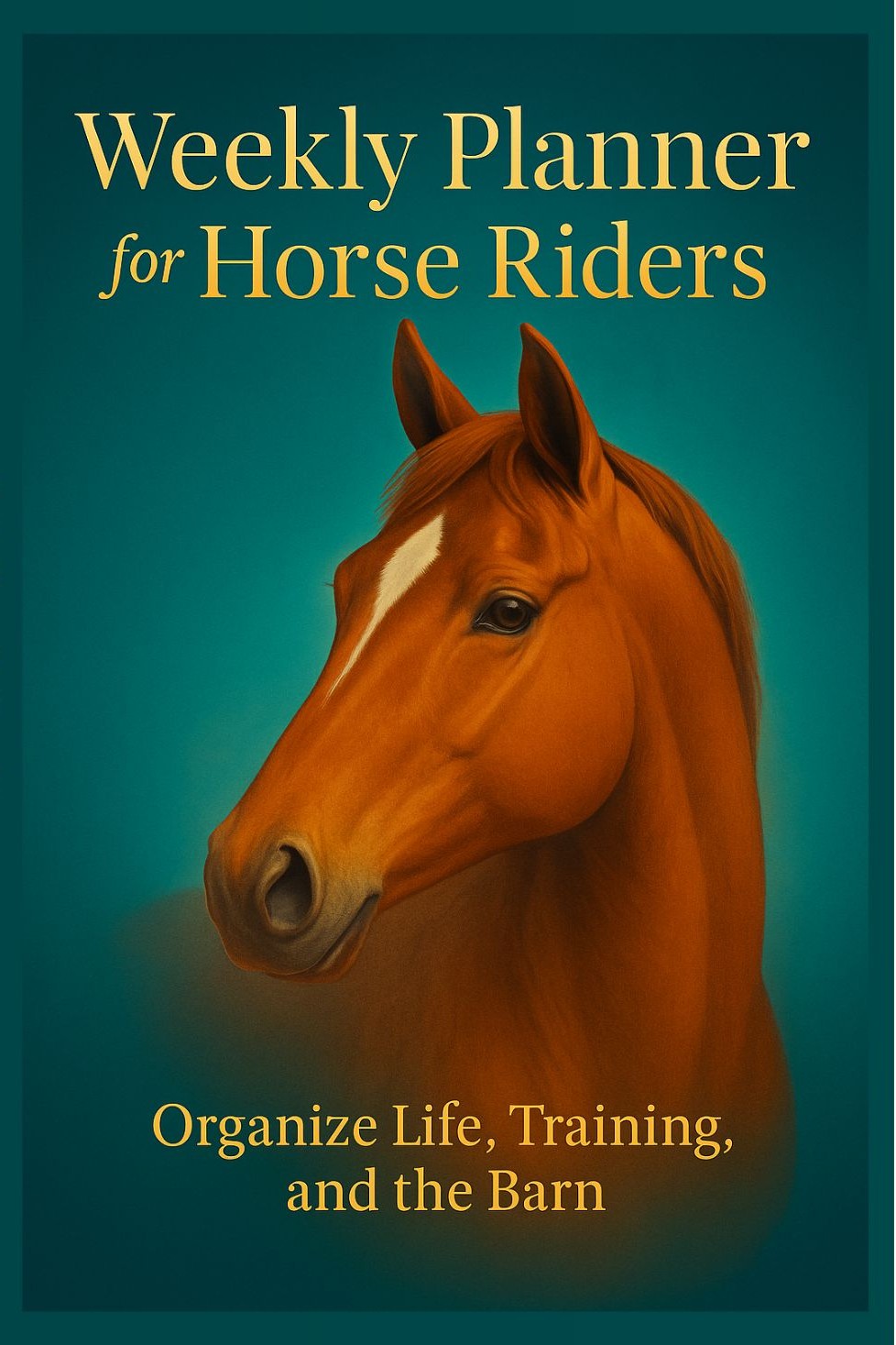 Weekly Planner for Horse Riders