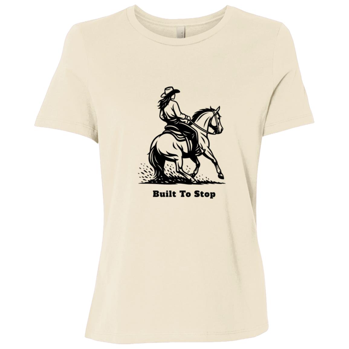 Built to Stop Ladies relax fit short sleeve tee shirt