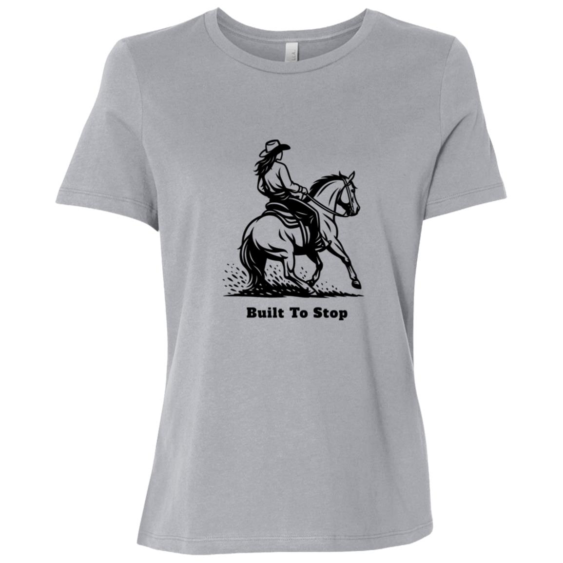 Built to Stop Ladies relax fit short sleeve tee shirt