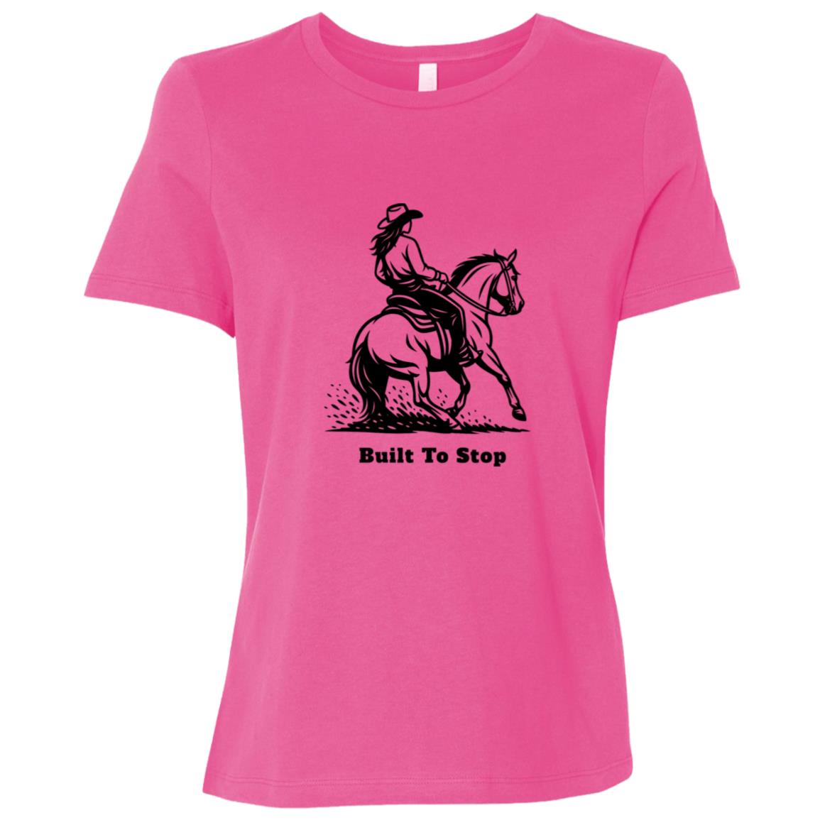 Built to Stop Ladies relax fit short sleeve tee shirt