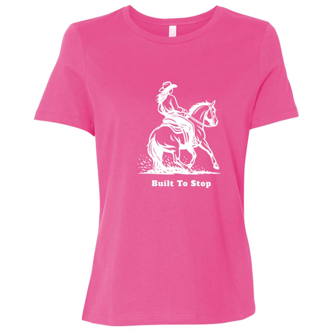 Built to Stop Ladies relax fit short sleeve tee shirt