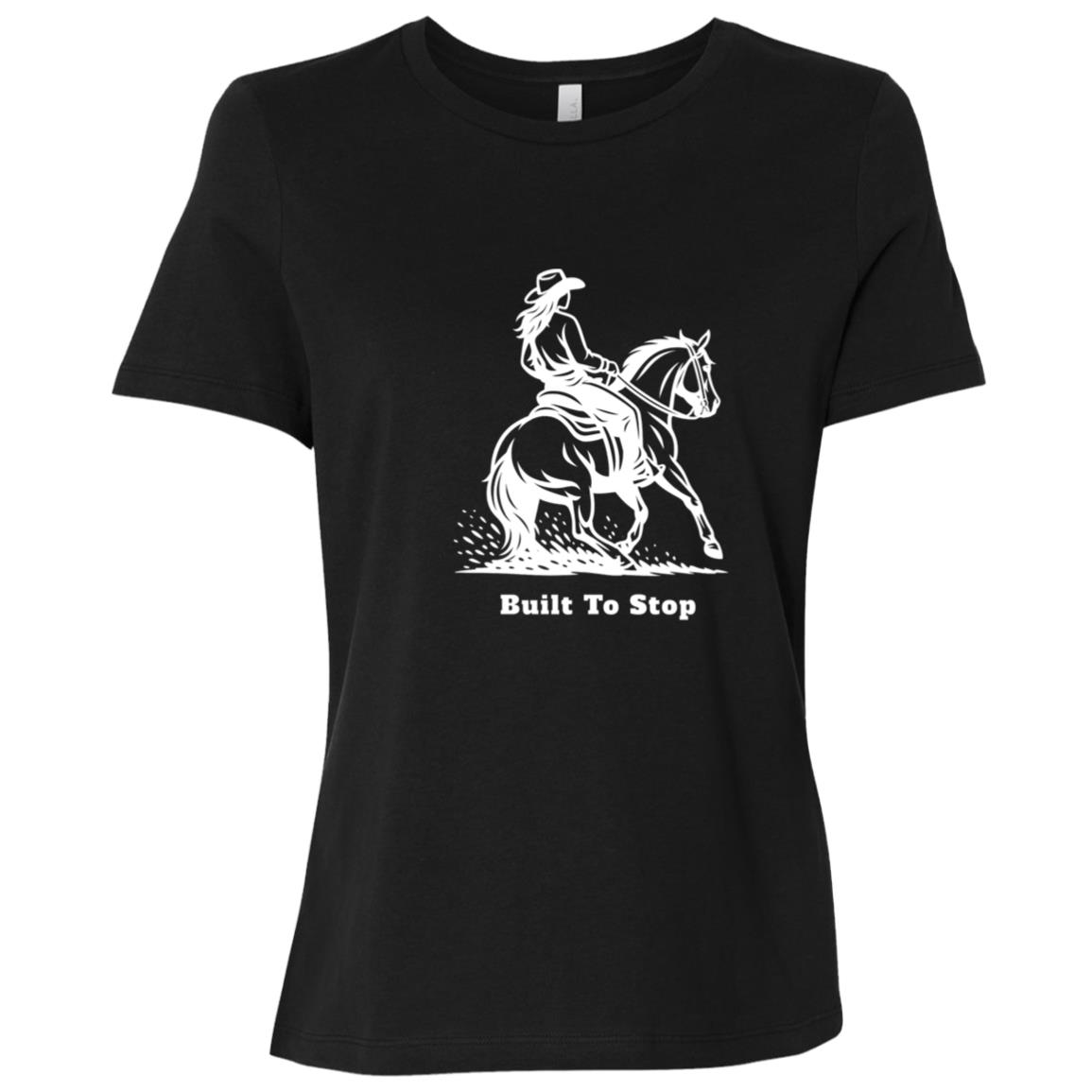 Built to Stop Ladies relax fit short sleeve tee shirt