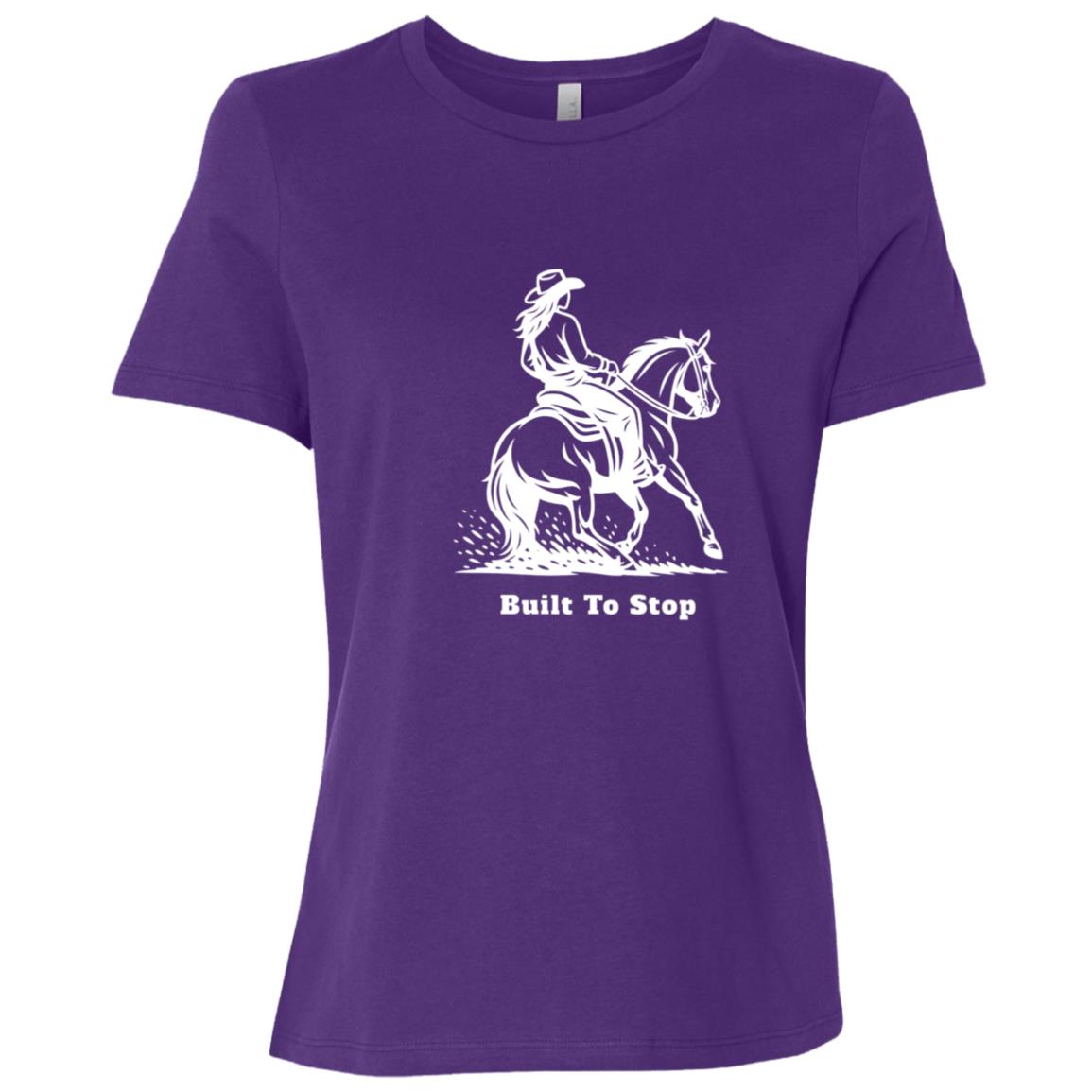 Built to Stop Ladies relax fit short sleeve tee shirt