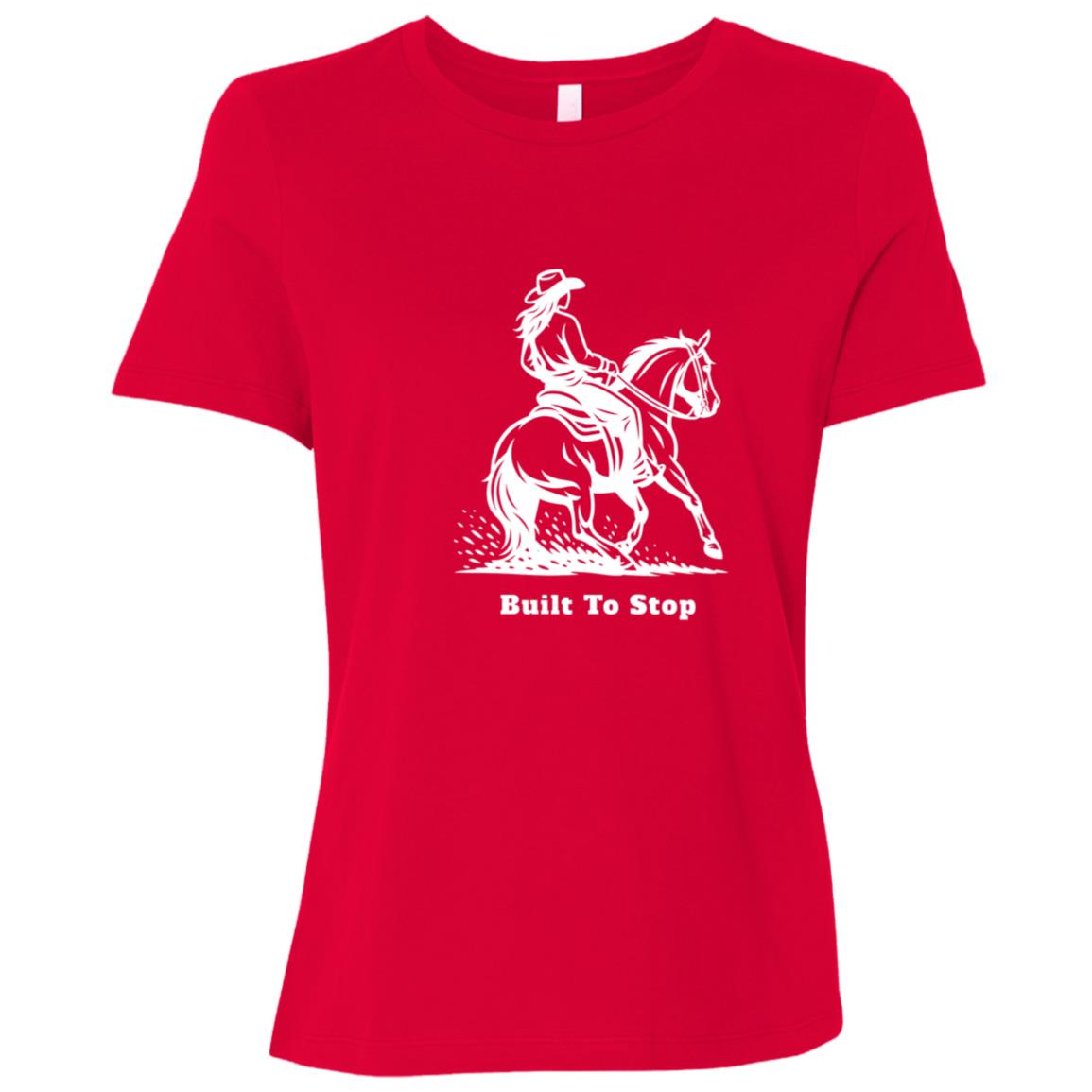 Built to Stop Ladies relax fit short sleeve tee shirt