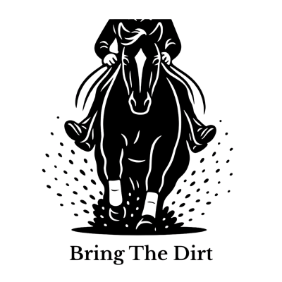 Bring the dirt mock up black graphic 400 x 400