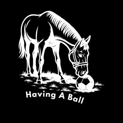 Having a ball graphic white 400 x 400