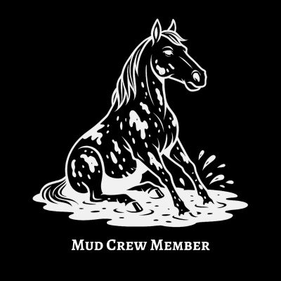 Mud Crew Member white graphic 400 x 400