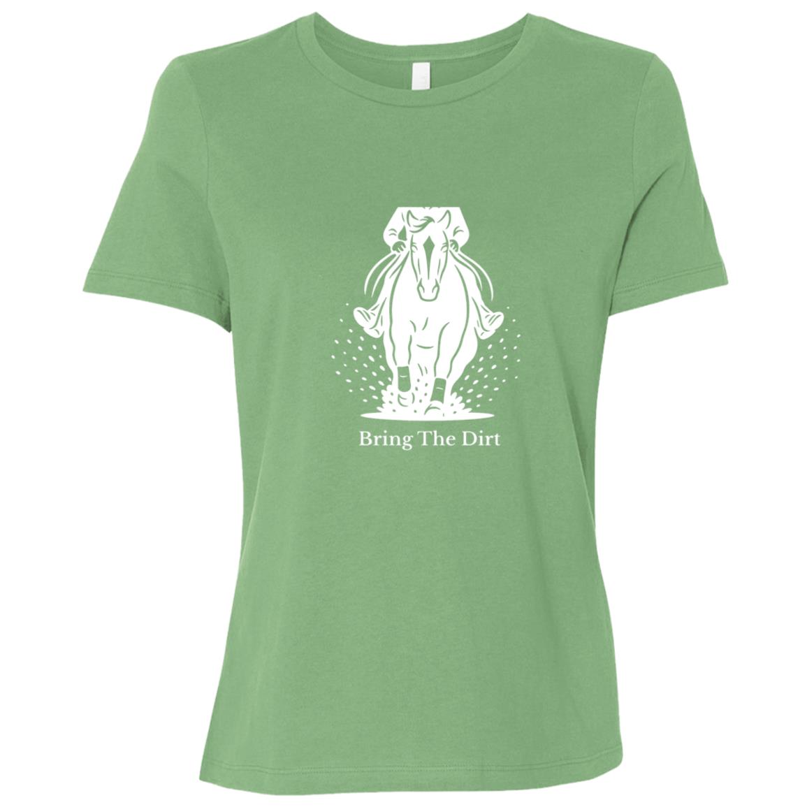 Bring the Dirt women's reining horse t-shirt – Bella + Canvas relaxed fit
