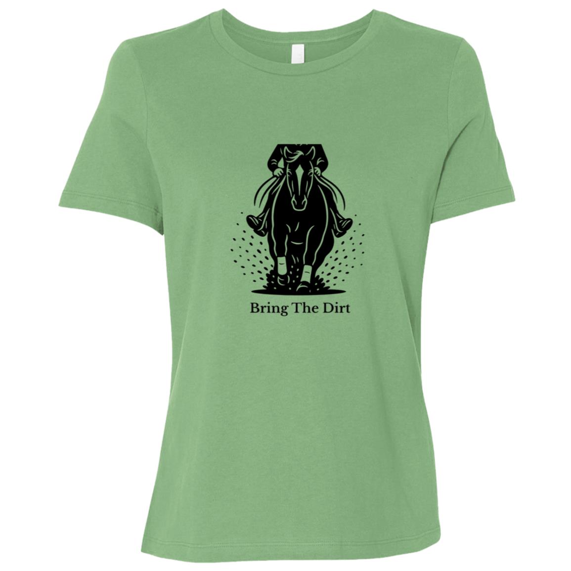 Bring the Dirt women's reining horse t-shirt – Bella + Canvas relaxed fit