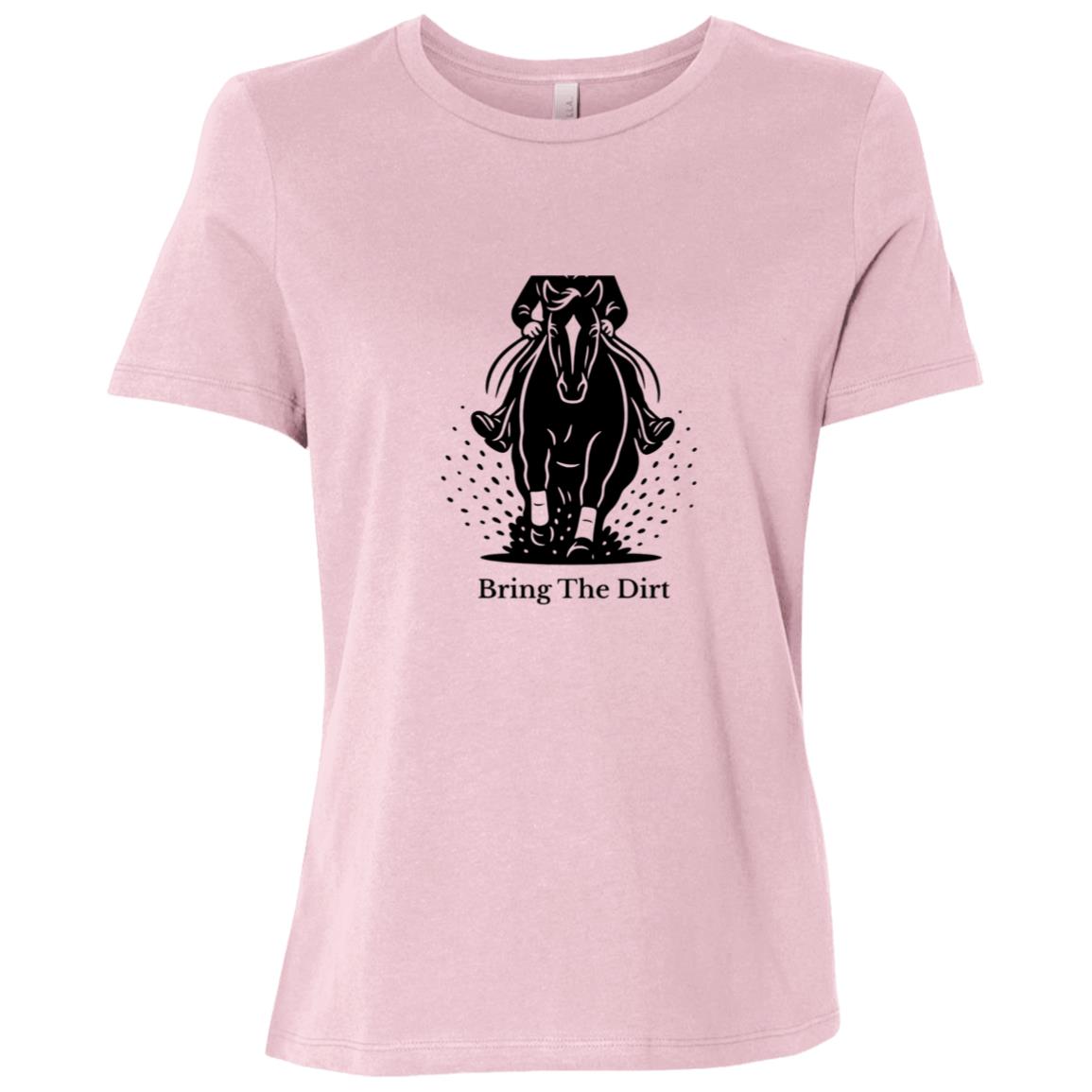 Bring the Dirt women's reining horse t-shirt – Bella + Canvas relaxed fit