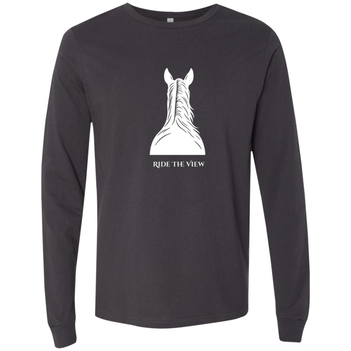 Ride the View reining horse graphic tee by HorseTail Legacy