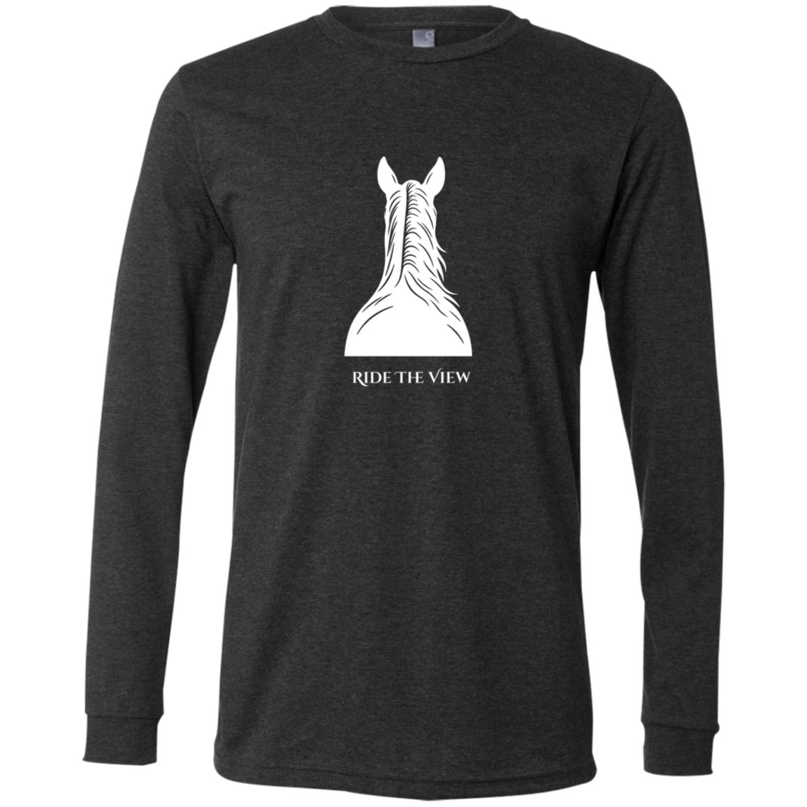 Ride the View reining horse graphic tee by HorseTail Legacy