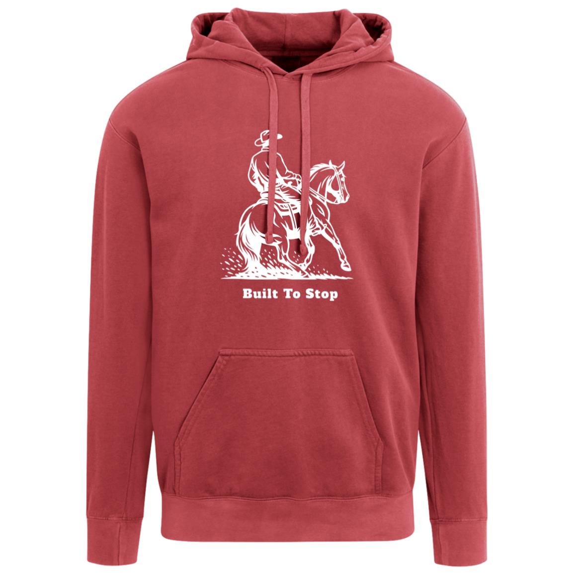 built to stop men's graphic horse hoodie