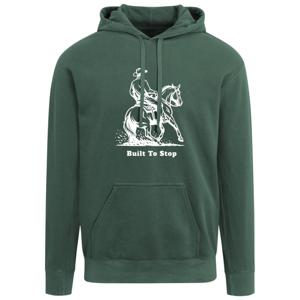 built to stop men's graphic horse hoodie