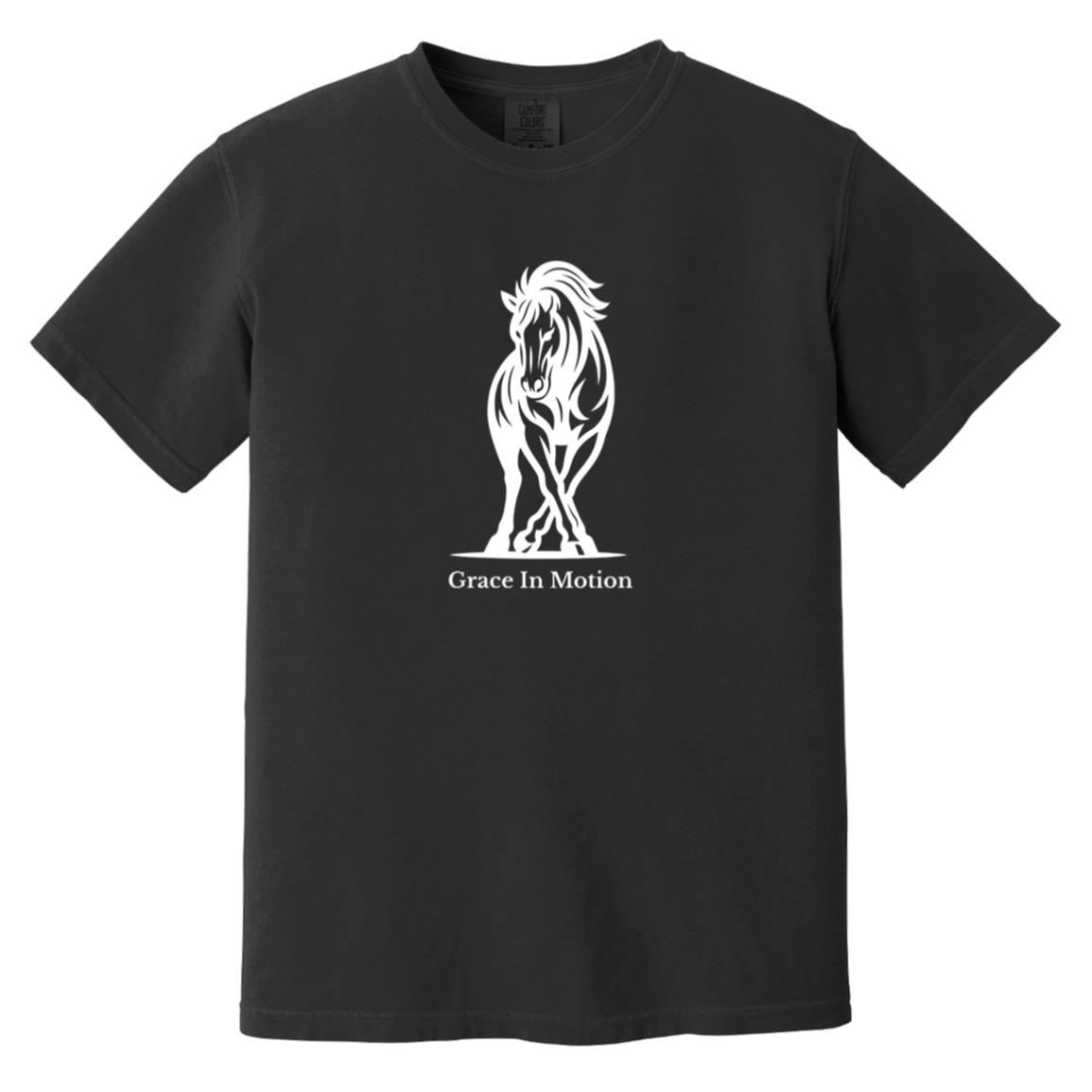 Grace In Motion horse graphic on short sleeve tee