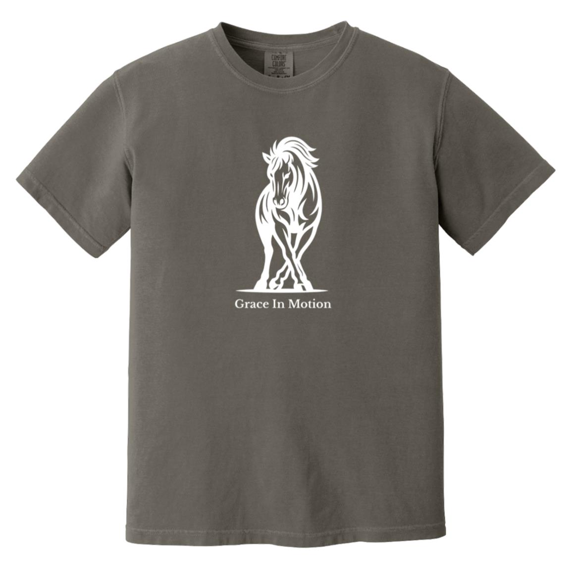 Grace In Motion horse graphic on short sleeve tee