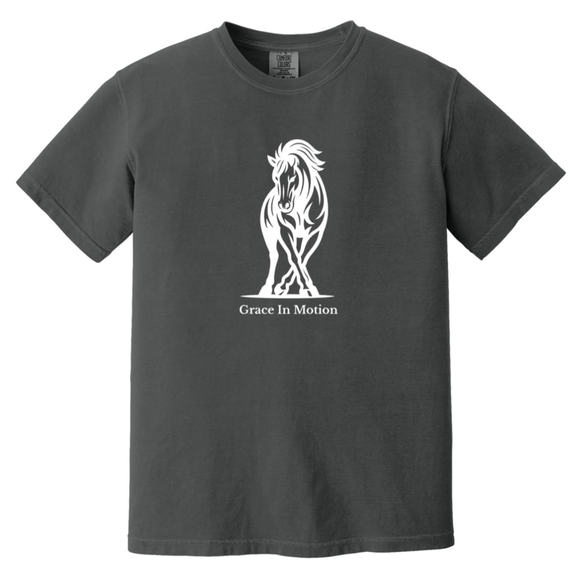 Grace In Motion horse graphic on short sleeve tee