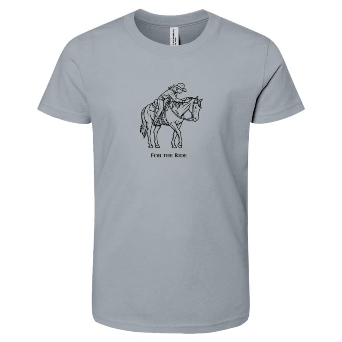 For The Ride horse graphic tee shirt for girls