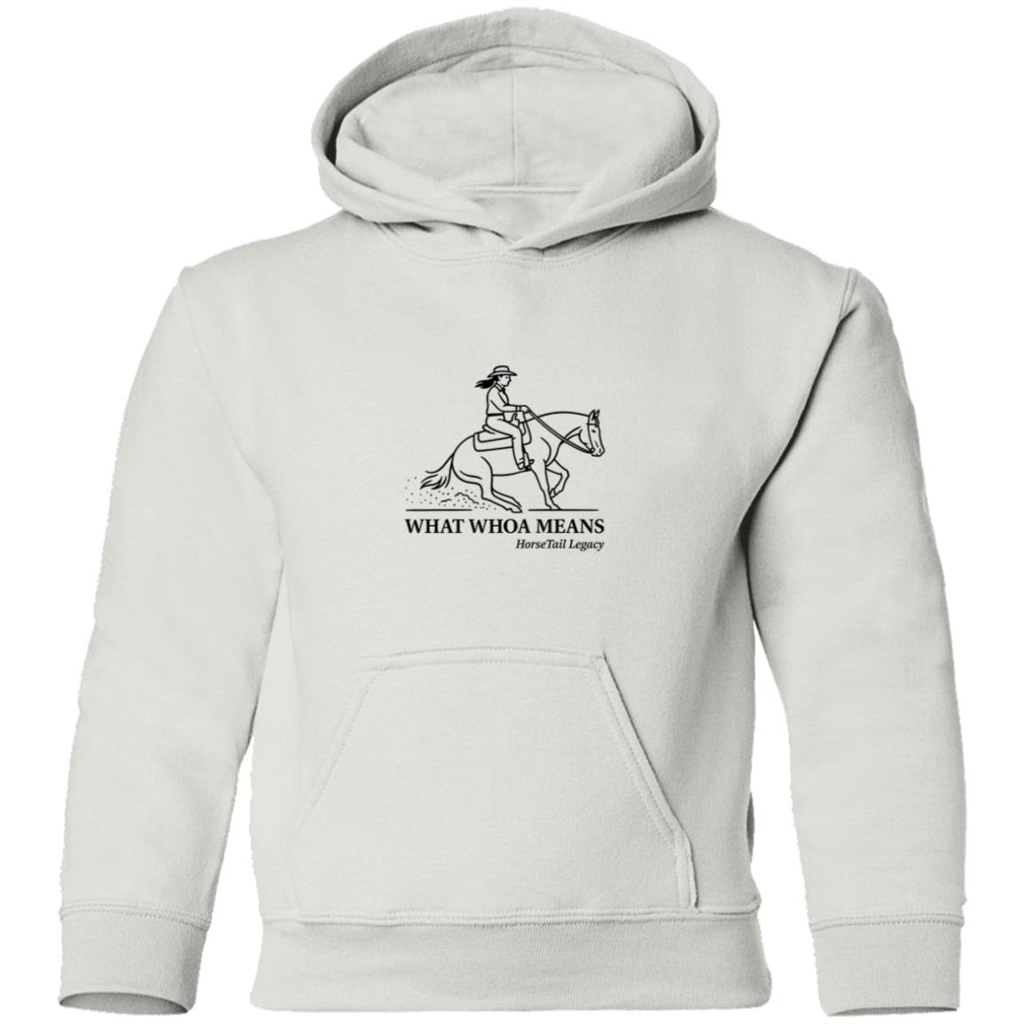 Youth hoodie female graphic horse
