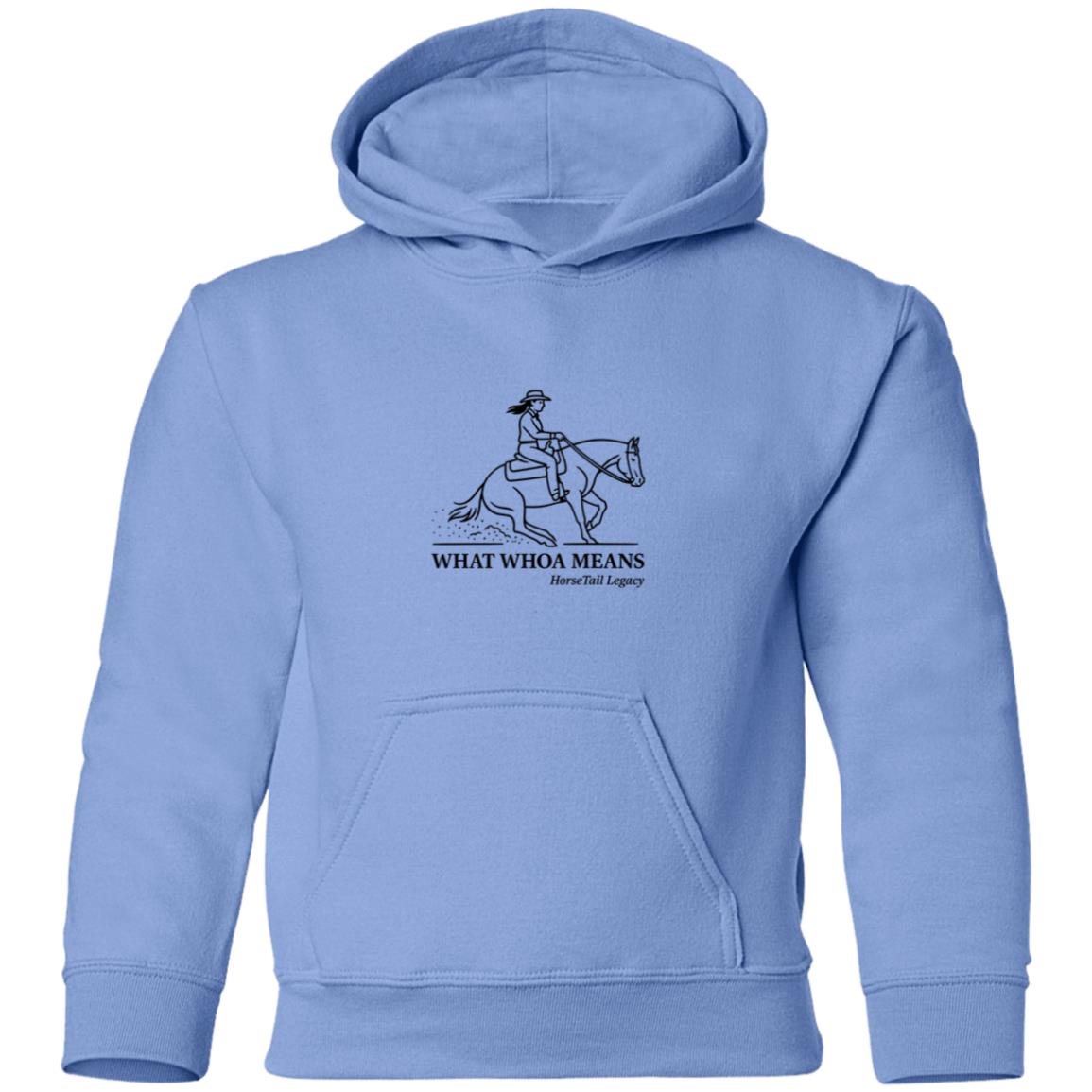 Youth hoodie female graphic horse