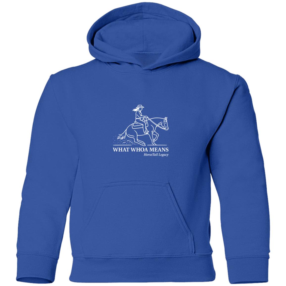 Youth hoodie female graphic horse