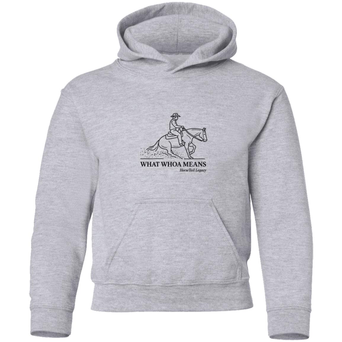 Youth hoodie male graphic horse