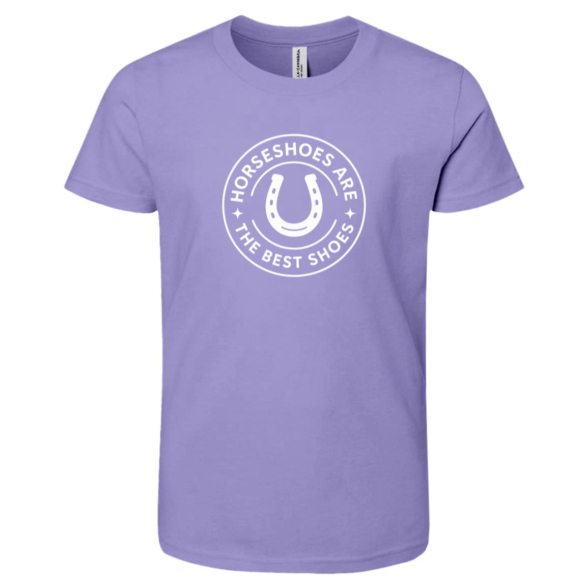Youth short sleeve tee Horseshoes are the best shoes