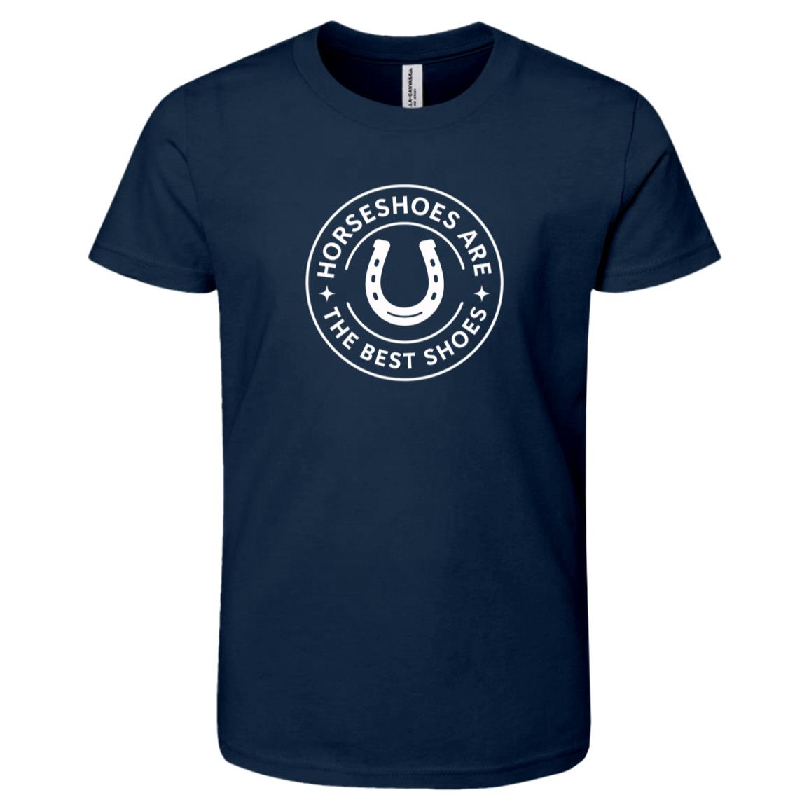 Youth short sleeve tee Horseshoes are the best shoes