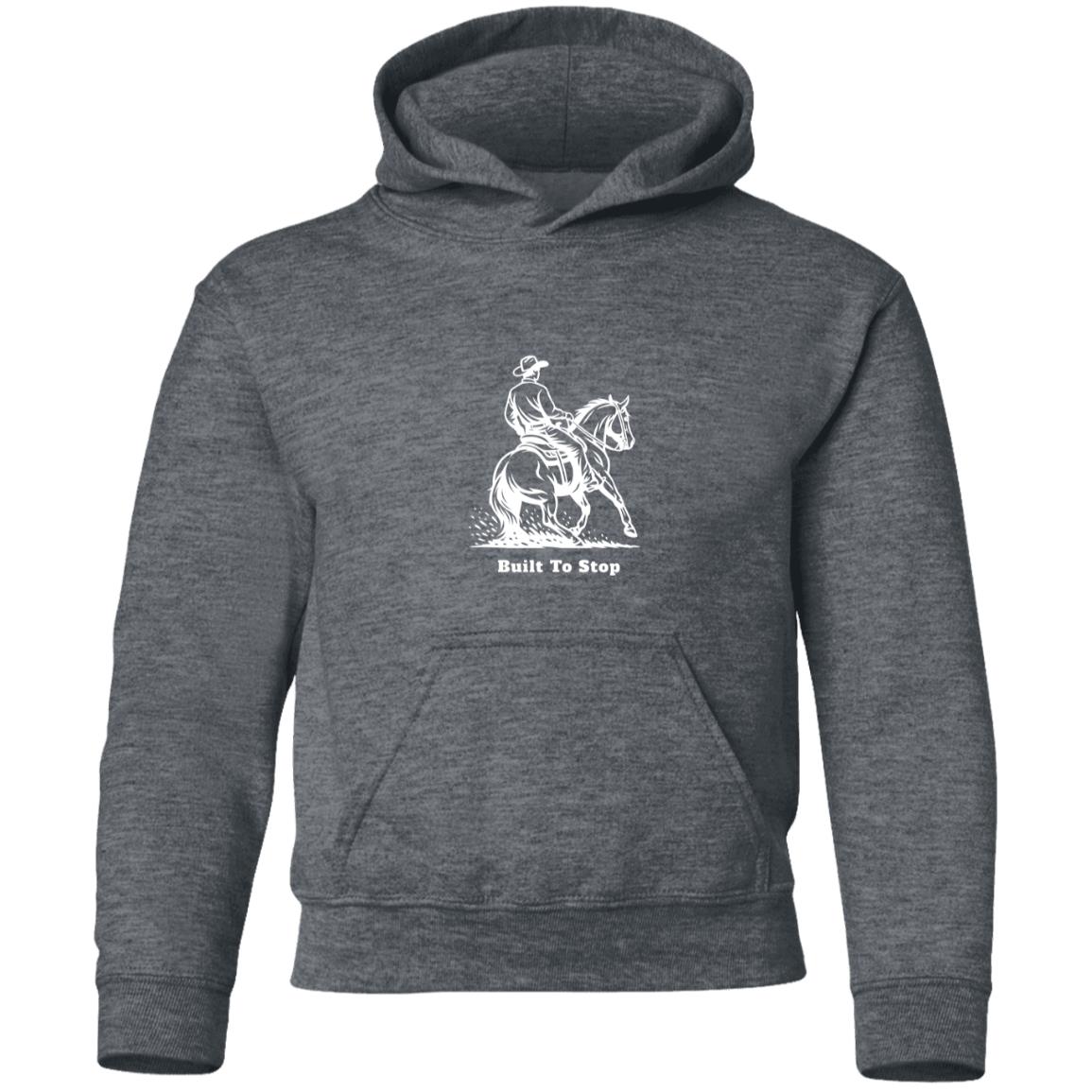 youth Hoodie horse graphic male Built To Stop