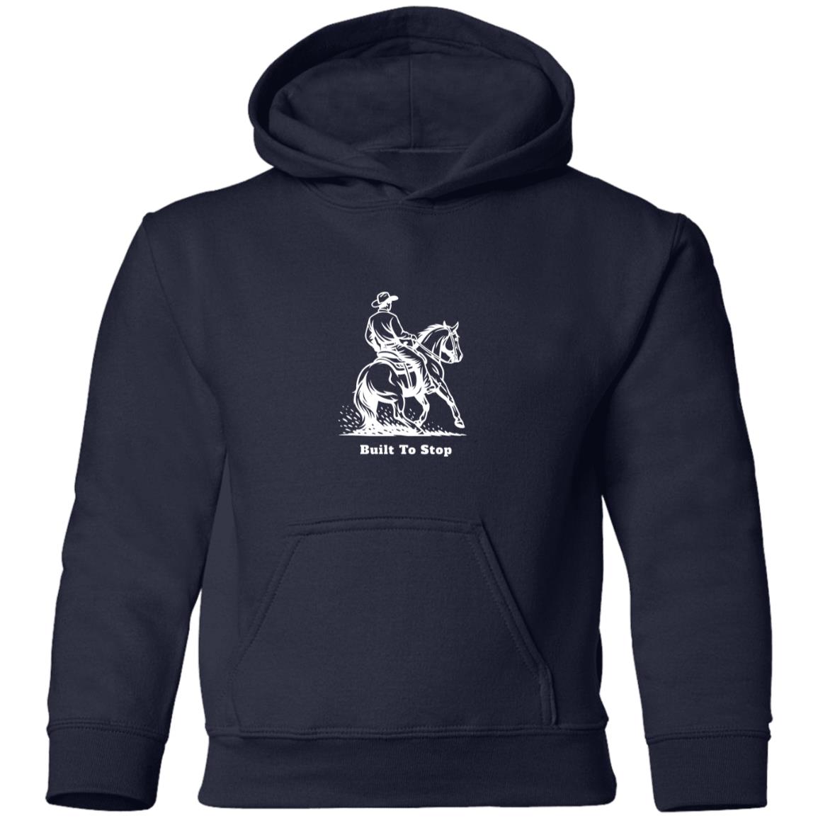youth Hoodie horse graphic male Built To Stop