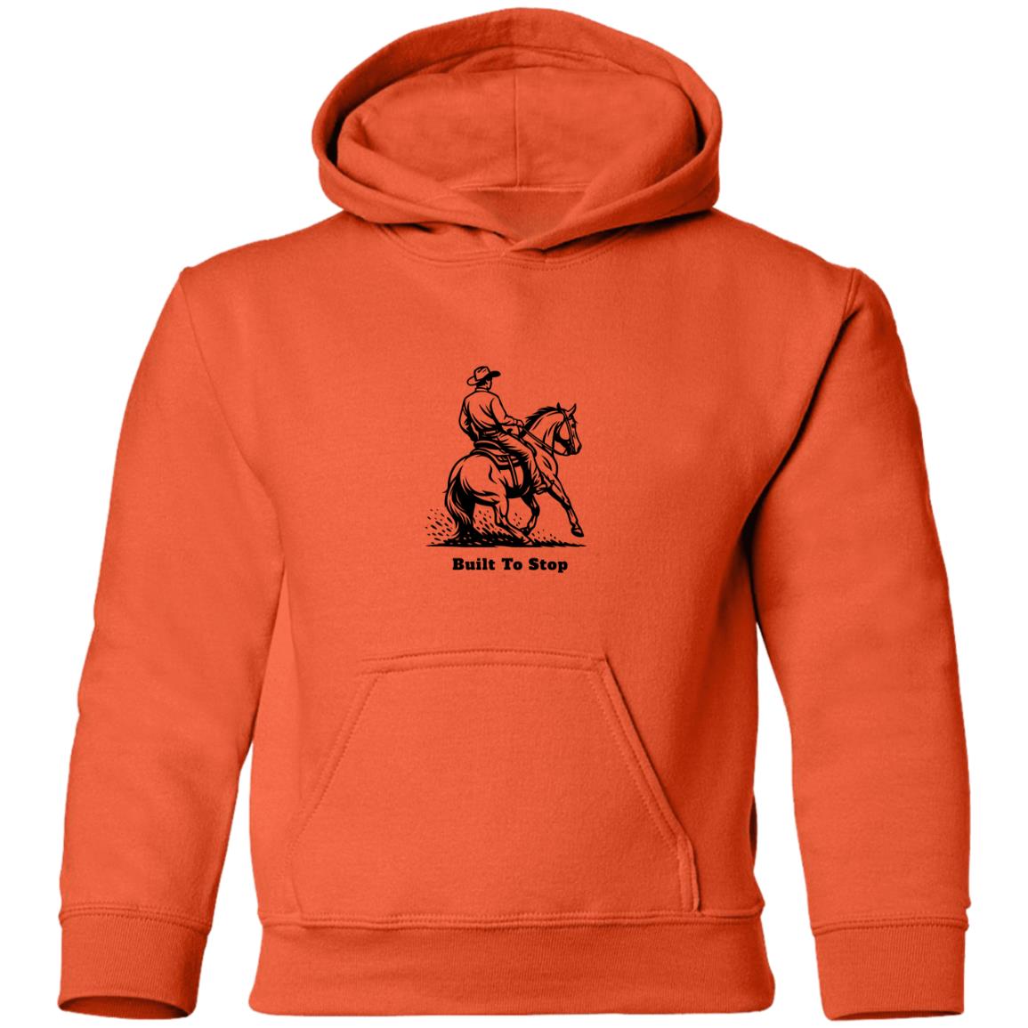 youth Hoodie horse graphic male Built To Stop