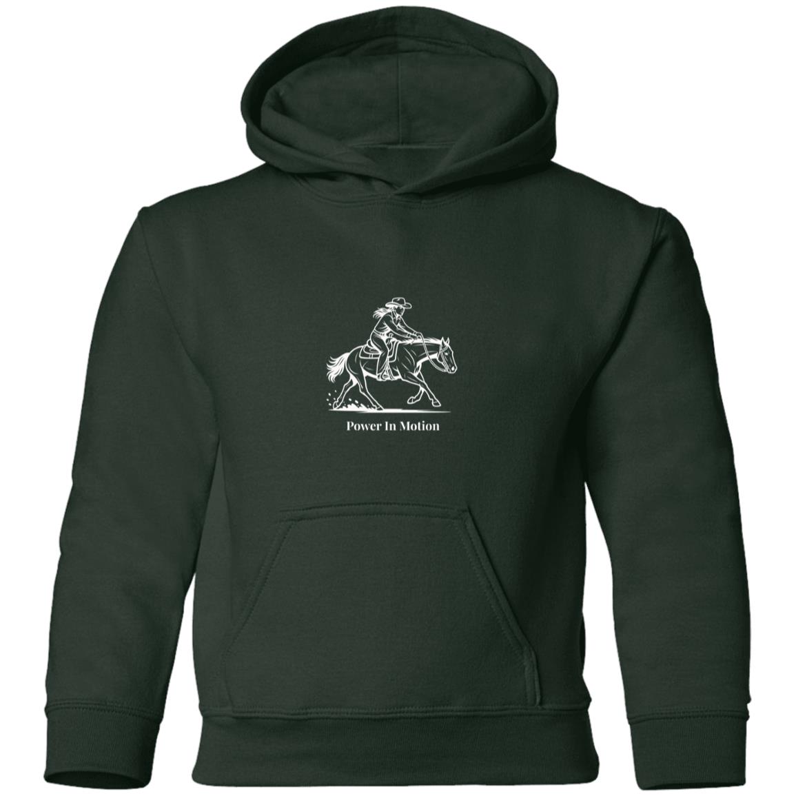 youth hoodie horse graphic female Power in Motion