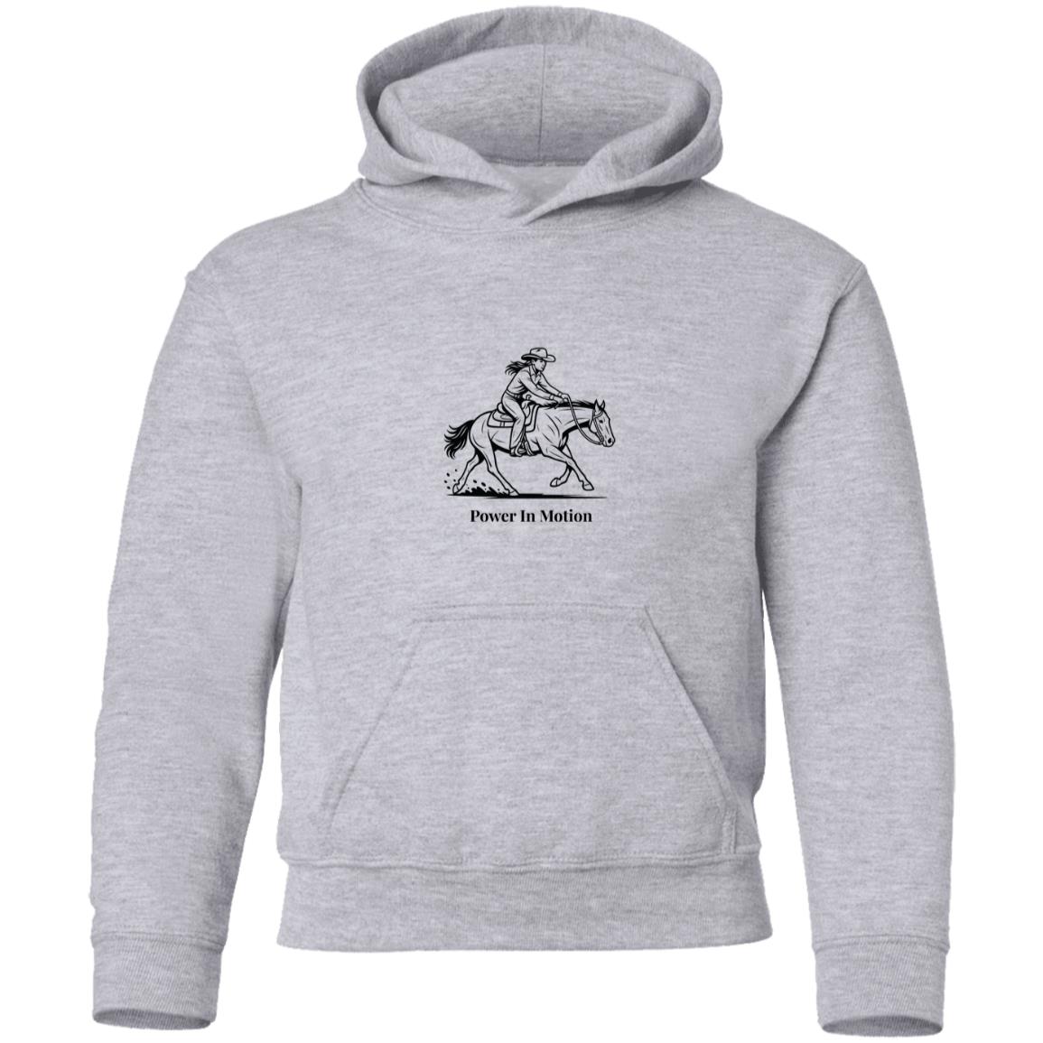 youth hoodie horse graphic female Power in Motion