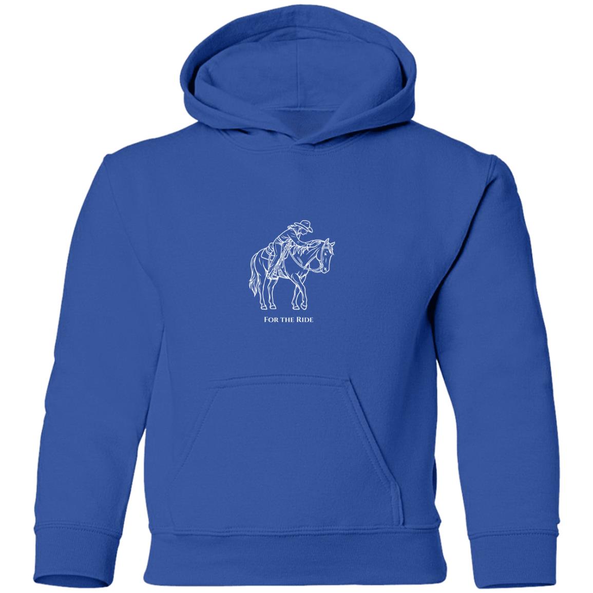 youth hoodie horse graphic female For the ride