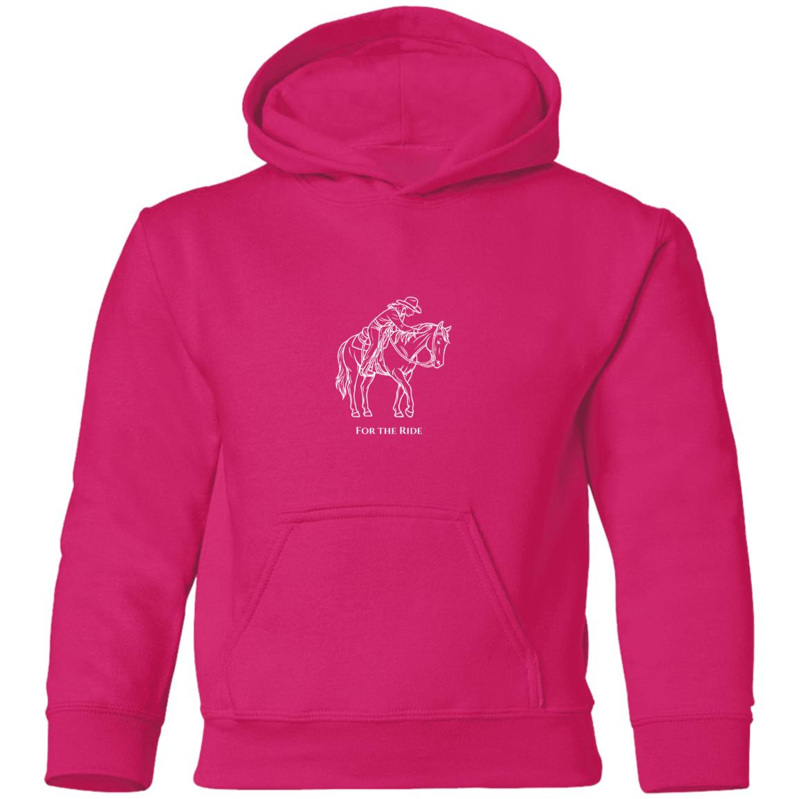 youth hoodie horse graphic female For the ride