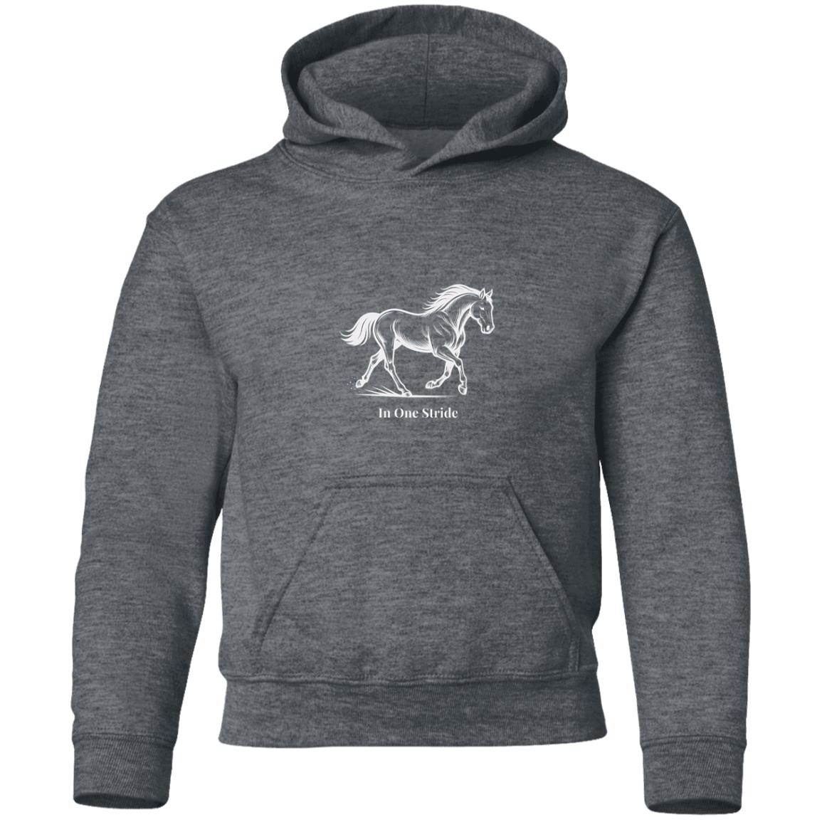 youth hoodie horse graphic unisex In One Stride