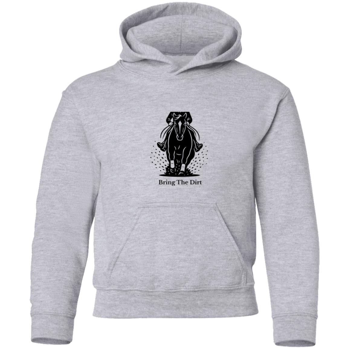 youth hoodie horse graphic unisex Bring the dirt