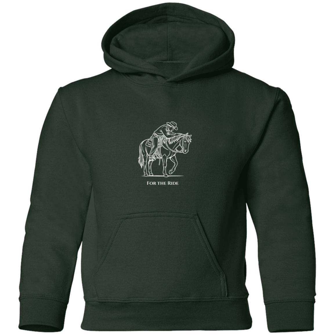 youth hoodie horse graphic male For the ride