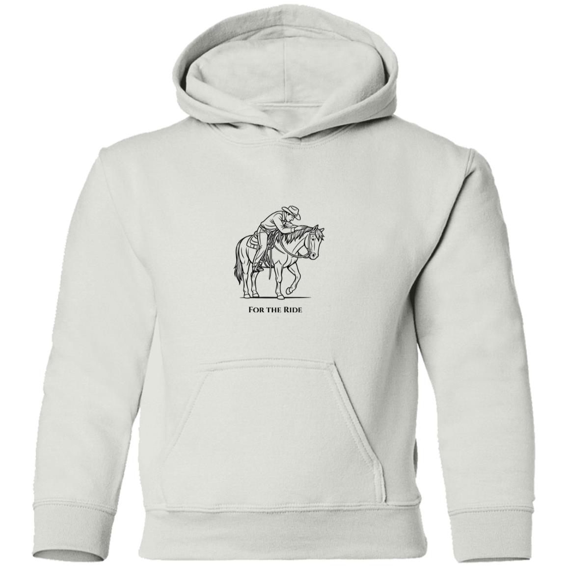 youth hoodie horse graphic male For the ride