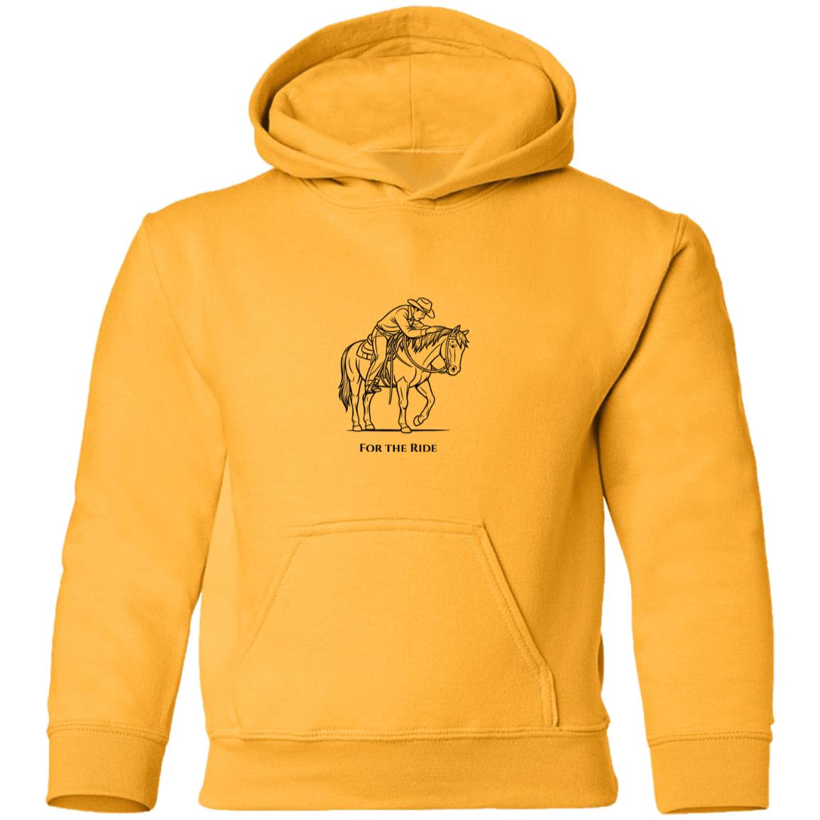 youth hoodie horse graphic male For the ride