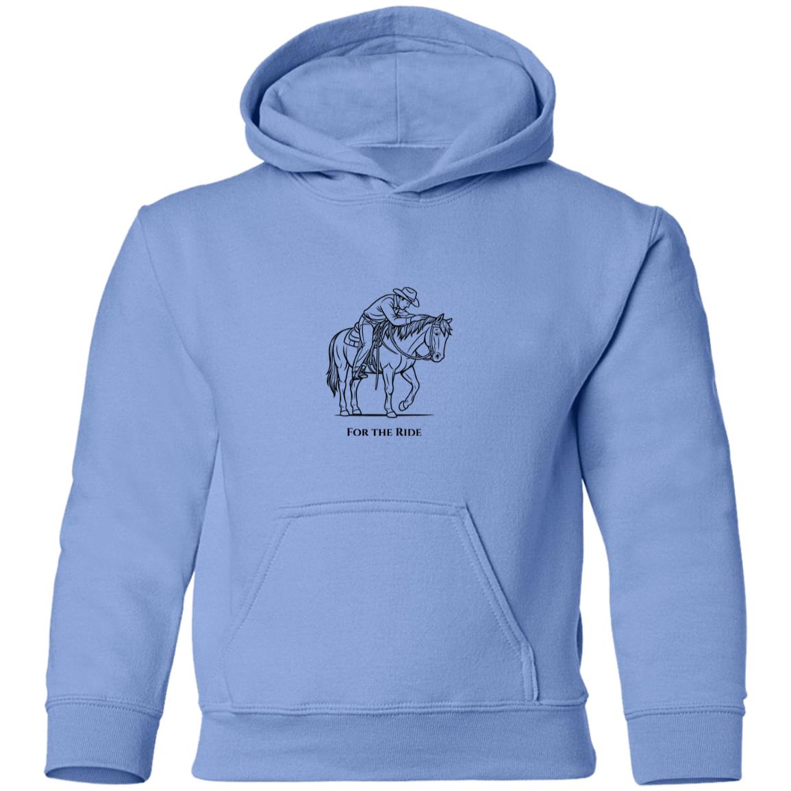youth hoodie horse graphic male For the ride