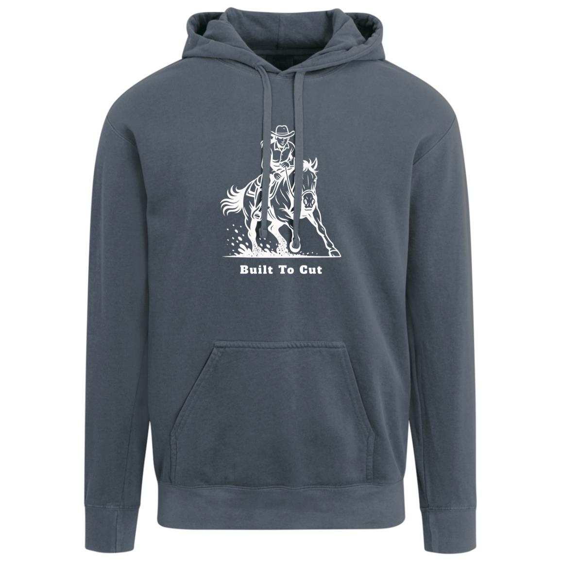 Built To Cut Female Graphic White 1567 Comfort Colors Garment-Dyed Adult Hoodie