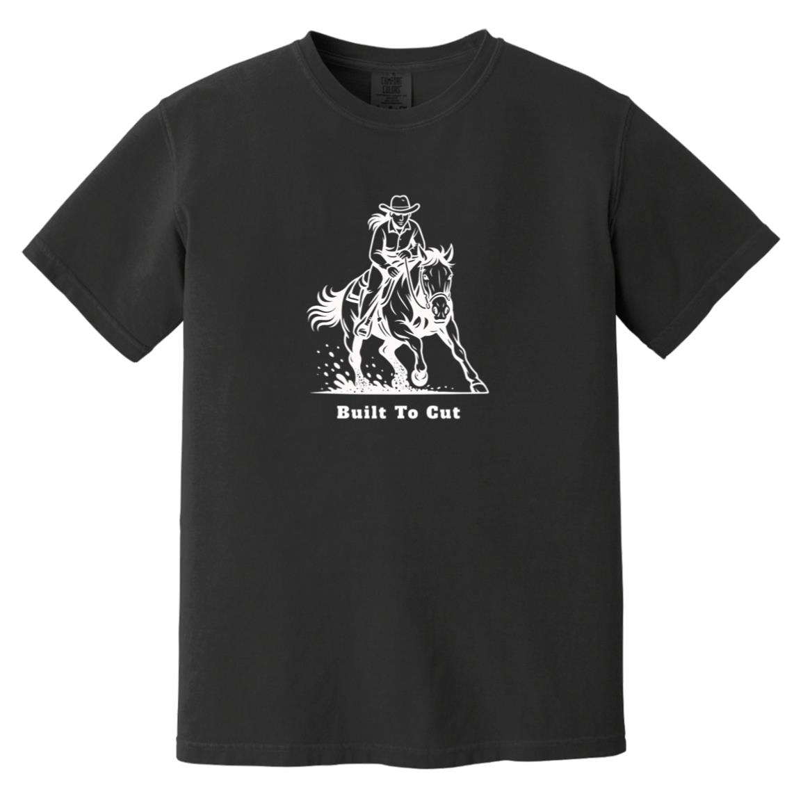 Built To Cut Female Graphic White CC1717 Heavyweight Garment-Dyed T-Shirt