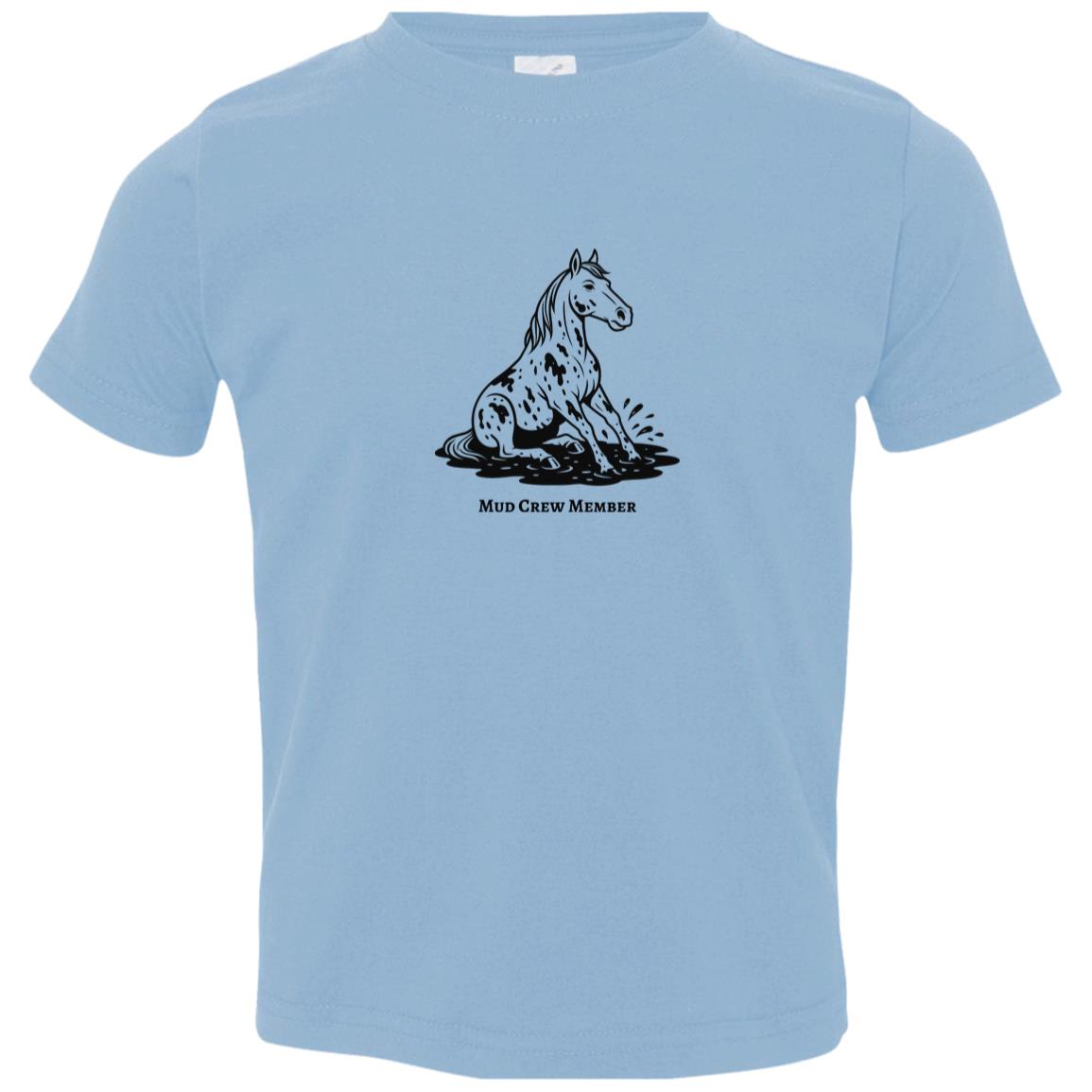 Mud Crew Member Horse Graphic Black 3321 Toddler Jersey T-Shirt