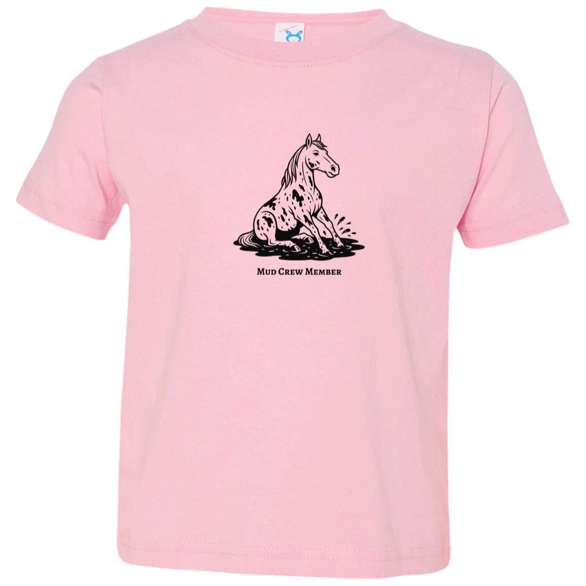 Mud Crew Member Horse Graphic Black 3321 Toddler Jersey T-Shirt