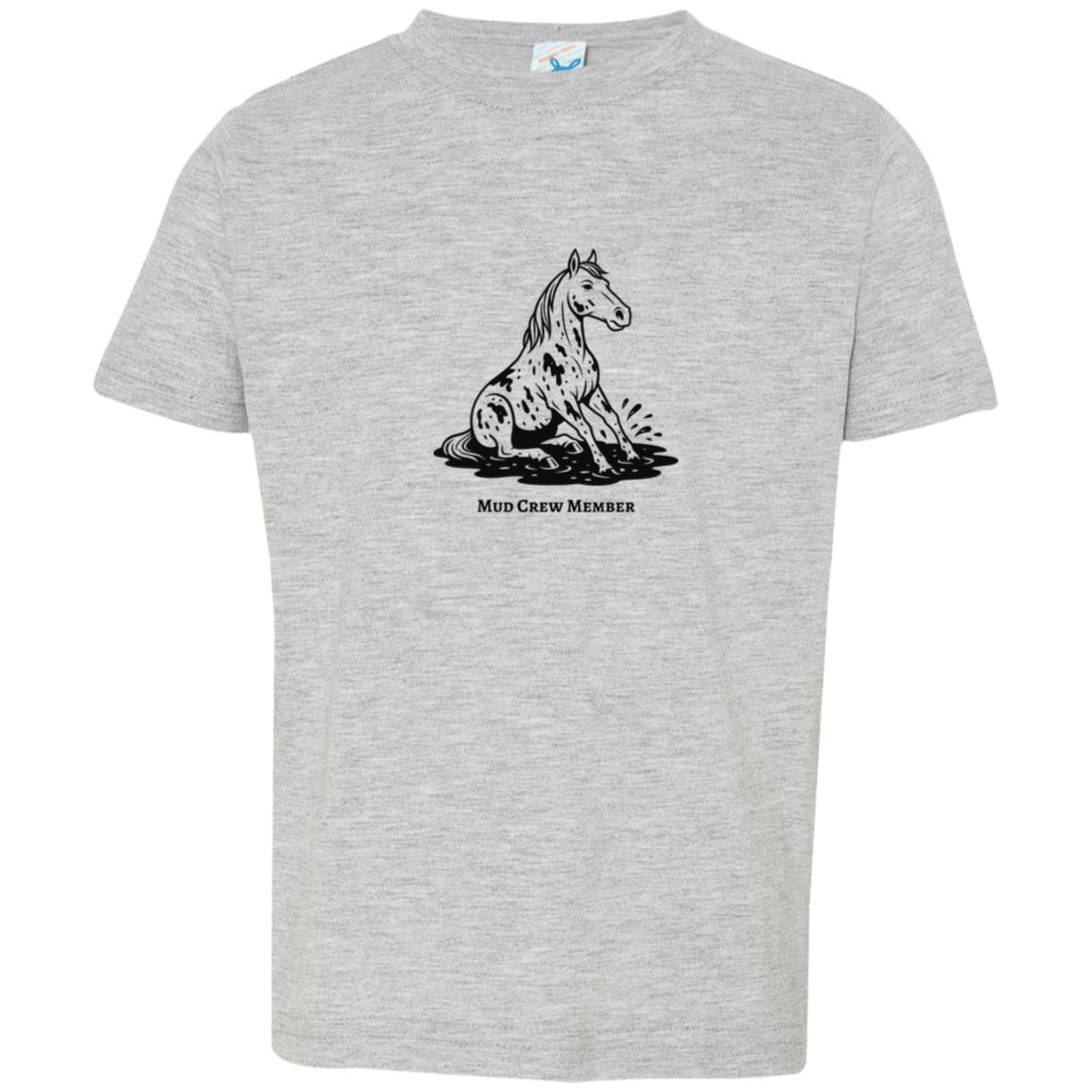 Mud Crew Member Horse Graphic Black 3321 Toddler Jersey T-Shirt